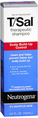 Neutrogena T/Sal Therapeutic Shampoo, Scalp Build-up Control - 4.5 oz