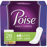 Poise Very Light Absorbency Liners - 8 pks of 26