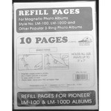 Magnetic Photo Album Refill 3 Ring, Clear - 1 Pkg