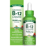 Nature's Truth Sublingual B-12 10,000 mcg Natural Berry Flavor Liquid - 2 oz