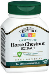 21st Century Horse Chestnut Seed Extract Vegetarian Capsules - 60 ct
