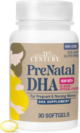 21st Century PreNatal DHA Softgels - 30 ct