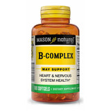 Mason Vitamins Natural B-Complex Softgels - 100ct
