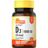 Sundance High Potency Vitamin D3 1000 IU Quick Release - 100 Softgels