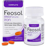 Feosol Bifera HIP & PIC Iron Supplement, Complete - 30 Caplets