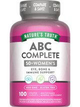 Nature's Truth ABC Complete Senior Women's 50+ - 100 Coated Caplets