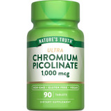 Nature's Truth Ultra Chromium Picolinate 1000 mcg Quick Release Tablets - 90 ct