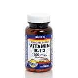 Basic Vitamins Vitamin B-12 1000 mcg Tablets Time Released - 60 ct