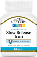 21st Century Slow Release Iron Tablets - 60 ct 21st Century Slow Release Iron Tablets - 60 ct