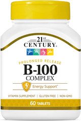 21st Century Complex B-100 Prolonged Release - 60 Caplets