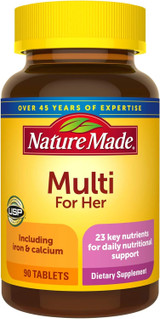 Nature Made Multi for Her Vitamin/Mineral - 90 Tablets