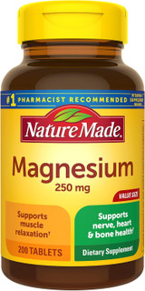 Nature Made Magnesium 250 mg - 200 Tablets