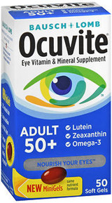 Ocuvite Eye Vitamin & Mineral Supplement, Adult 50+ - 50 ct