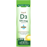 Nature's Truth D3 5000 IU Fast Acting Vitamin Supplement Liquid - 2 oz