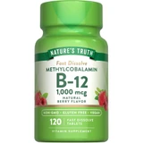 Nature's Truth Sublingual Methylcobalamin B-12 1000 mcg Fast Dissolve Tabs Natural Berry Flavor - 120 ct