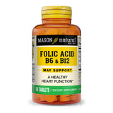 Mason Natural Folic Acid, B-6 & B-12 - 90 Tablets