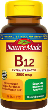Nature Made Vitamin B-12 2500 mcg - 60 Tablets