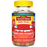 Nature Made Kids 1st Multivitamin w/ Omega-3 Dietary Supplement Gummies - Strawberry Lemon & Orange - 70ct