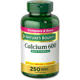 Nature's Bounty Calcium 600 With Vitamin D3 - 250 Tablets