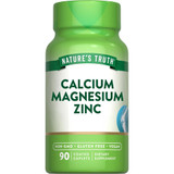 Nature's Truth Calcium Magnesium Zinc Coated Caplets - 90 ct