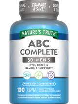 Nature's Truth ABC Complete Senior Men's 50+ - 100 Coated Caplets