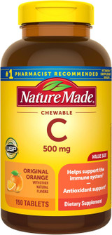 Nature Made Chewable C 500 mg -150 Tablets