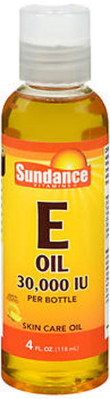 Sundance Vitamins Vitamin E Oil 30,000 IU Skin Care Oil Lemon Scented - 4 oz