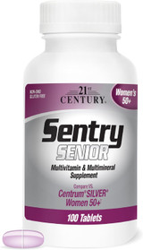 21st Century Sentry Senior Multivitamin & Multimineral Supplement Women's 50+ Tablets - 100 Tablets