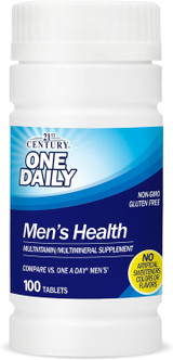 21st Century Men's Health One Daily Multivitamin Multimineral Supplement Tablets - 100 ct