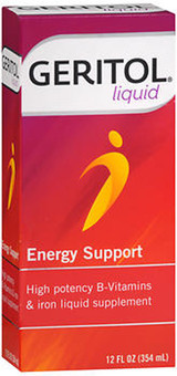 Geritol Energy Support Liquid - 12 oz