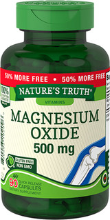 Nature's Truth Magnesium Oxide 500 mg Quick Release Capsules - 90 ct