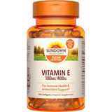 Sundown Naturals Vitamin E 400 IU Softgels - 100 ct