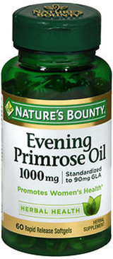 Nature's Bounty Evening Primrose Oil 1000 mg - 60 Softgels