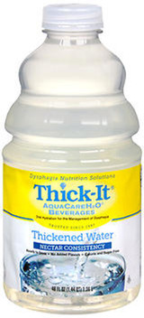 Thick-It AquaCare H2O Beverage Thickened Water Nectar Consistency - 46 oz