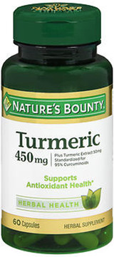 Nature's Bounty Turmeric 450 mg Capsules - 60 ct