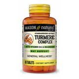 Mason Natural Turmeric Complex With Vitamin D3 & Magnesium Tablets- 60 Tablets
