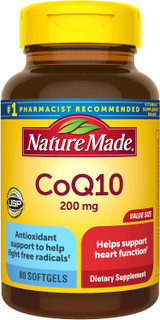 Nature Made CoQ10 200 mg - 80 Liquid Softgels