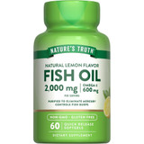 Nature's Truth Fish Oil 1000 mg Dietary Supplement - 60 Softgels