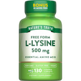 Nature's Truth Vitamins L-Lysine 500 mg - 130 Coated Caplets