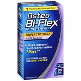 Osteo Bi-Flex Joint Health Triple Strength + MSM Formula Joint Shield + Glucosamine Coated Tablets - 80 ct