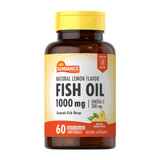 Sundance Vitamins Fish Oil 1000 mg Natural Lemon Flavor - 60 Softgels
