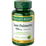 Nature's Bounty Saw Palmetto 450 mg - 100 Capsules