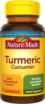 Nature Made Turmeric Curcumin - 60 Capsules
