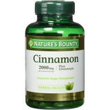Nature's Bounty Cinnamon 2000 mg Plus Chromium Capsules - 60 ct