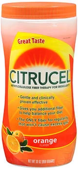 Citrucel -  Fiber Therapy for Regularity, Methylcellulose, Orange Flavor -  30 oz