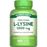 Nature's Truth L-Lysine 1000 mg Coated Caplets - 100 ct