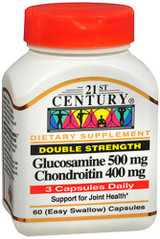 21st Century Glucosamine 500 mg Chondroitin 400 mg Capsules - 60 Capsules