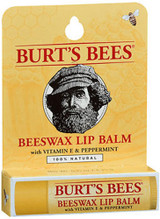 Burt's Bees Beeswax Lip Balm with Vitamin E & Peppermint - 6 ct