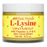 Basic Organics L-Lysine Ointment - 0.9 oz