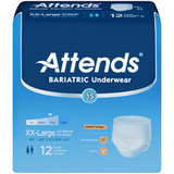 Attends Adult Bariatric Underwear XXL - 4 pks of 12